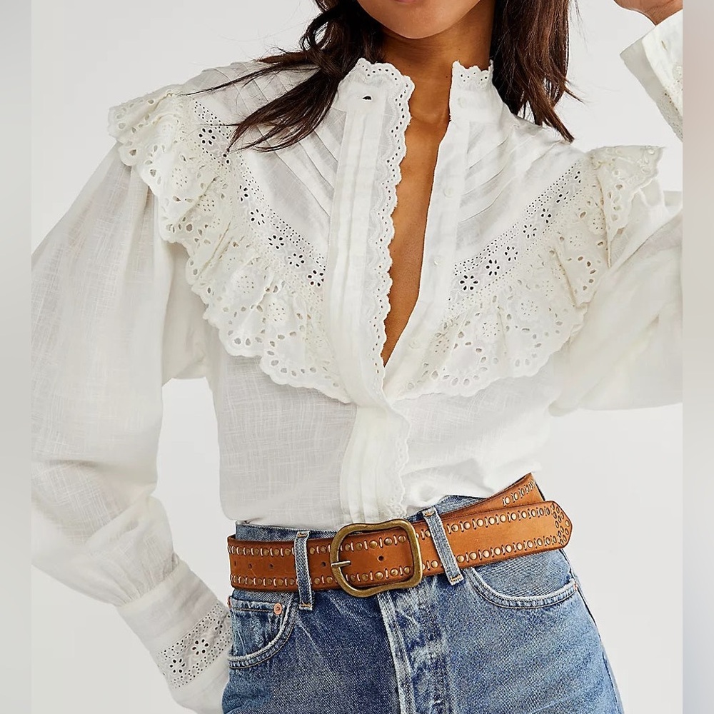 Hit The Road Button Front Blouse